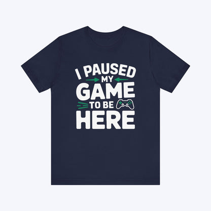 T-Shirt Navy / S Press Start to Resume T-Shirt