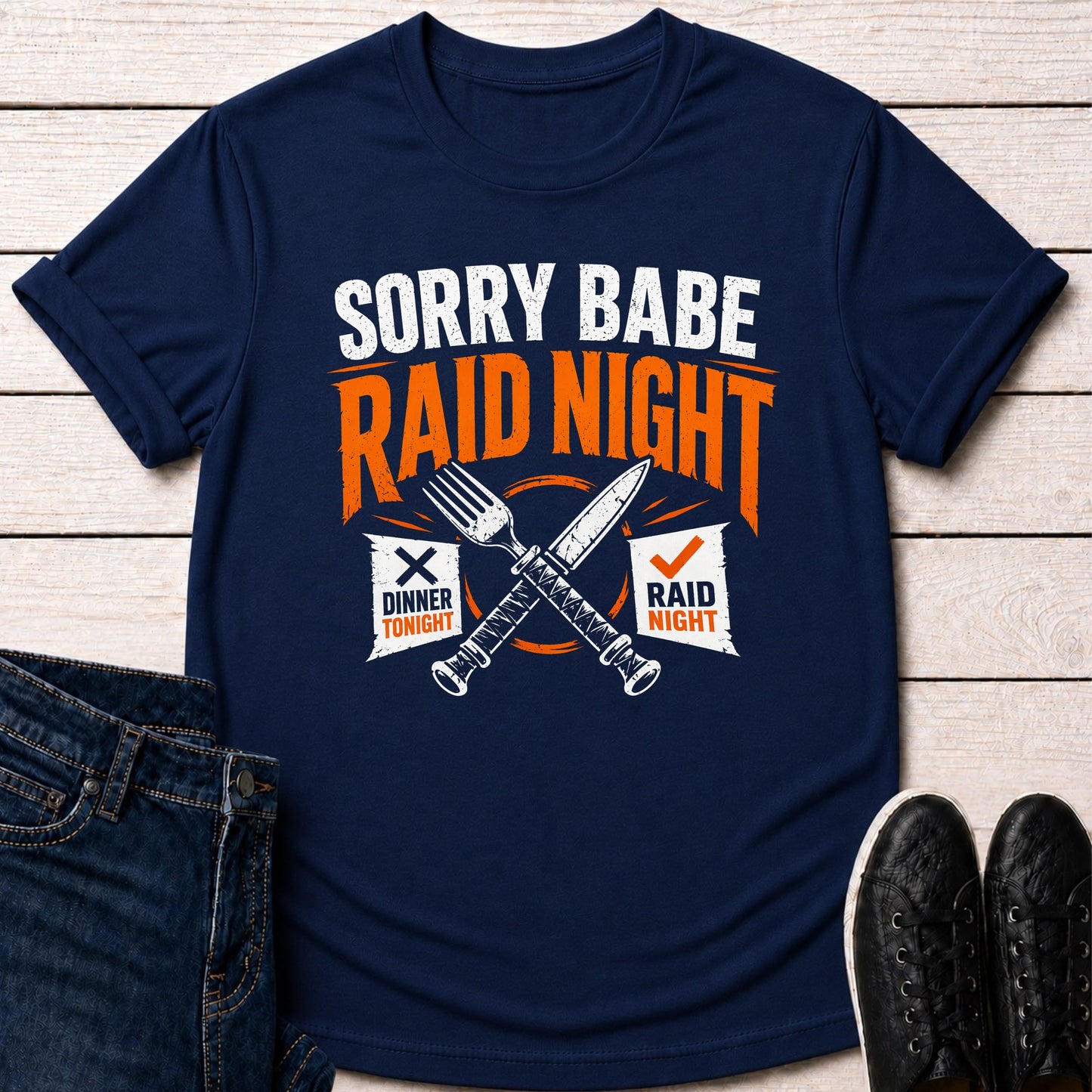 T-Shirt Navy / S Raiding Tonight T-shirt