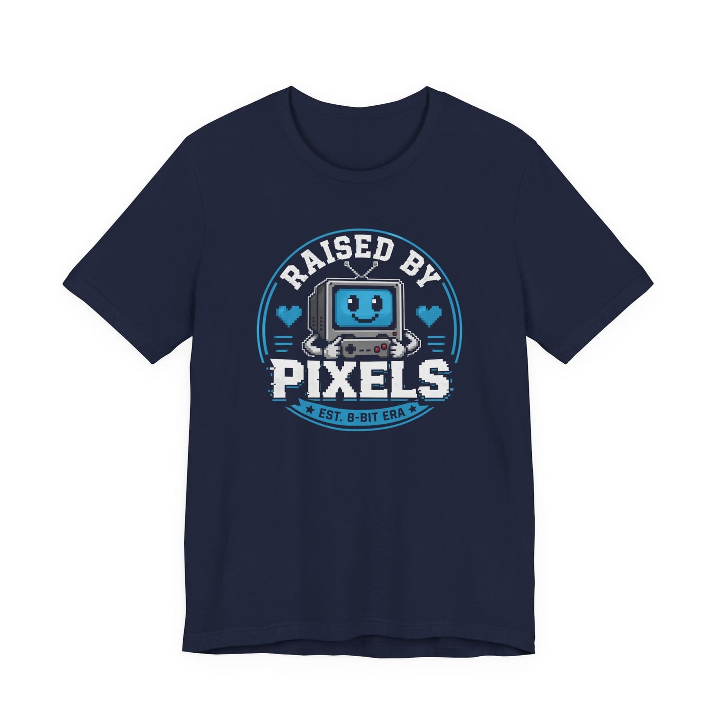 T-Shirt Navy / S Raised By Pixels T-shirt