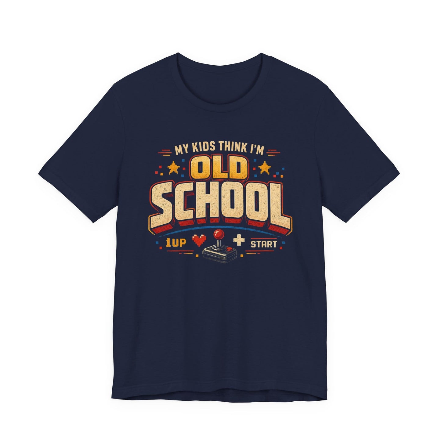 T-Shirt Navy / S Retro School Gamer T-shirt