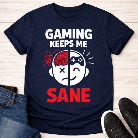 T-Shirt Navy / S Sane Mode Split T-shirt