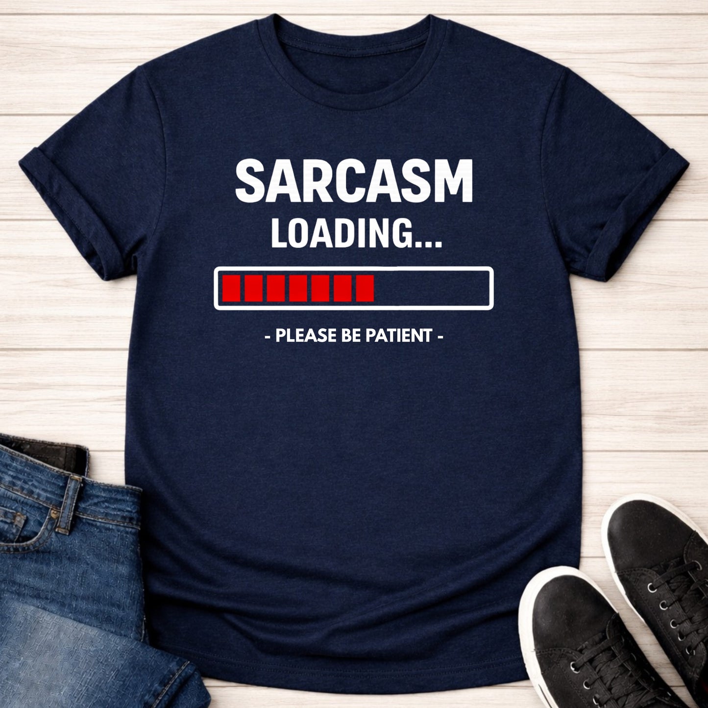 T-Shirt Navy / S Sarcastic Comment Loading T-shirt