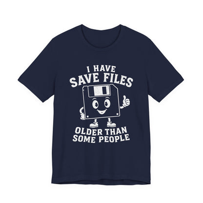 T-Shirt Navy / S Save Files T-shirt