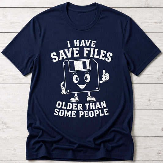 T-Shirt Navy / S Save Files T-shirt