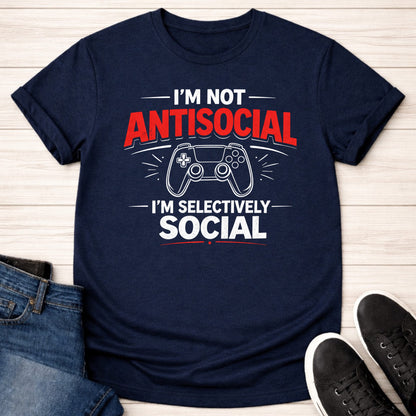T-Shirt Navy / S Selectively Social T-shirt