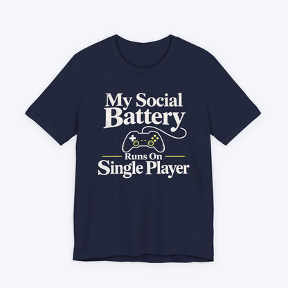 T-Shirt Navy / S Social Battery T-shirt