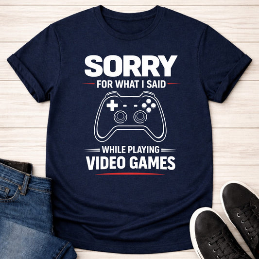 T-Shirt Navy / S Sorry T-shirt