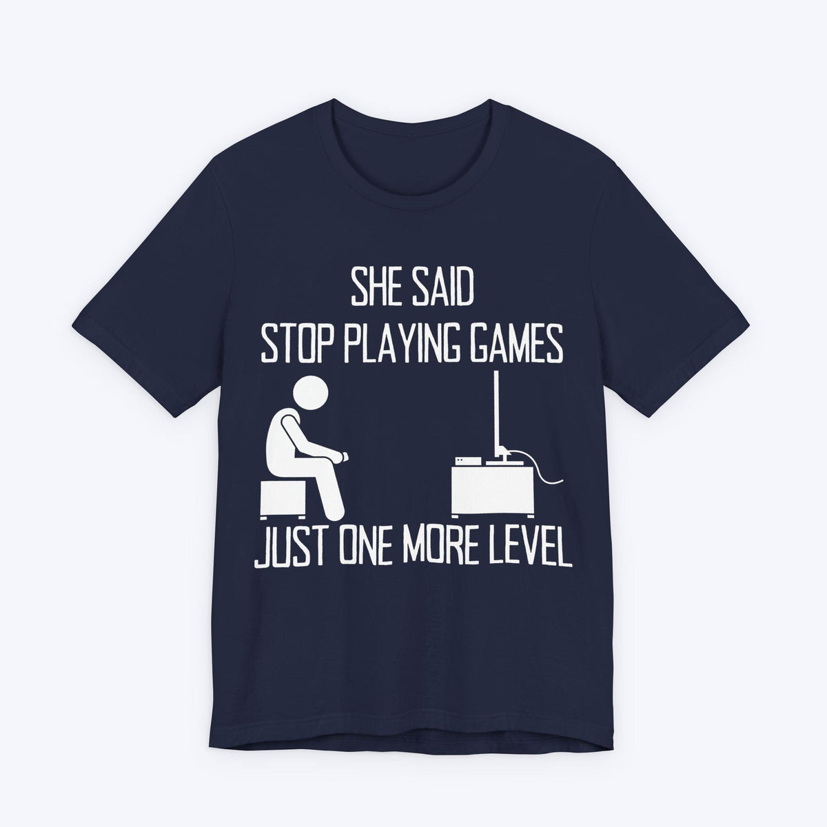 T-Shirt Navy / S Stop Playing Games T-shirt