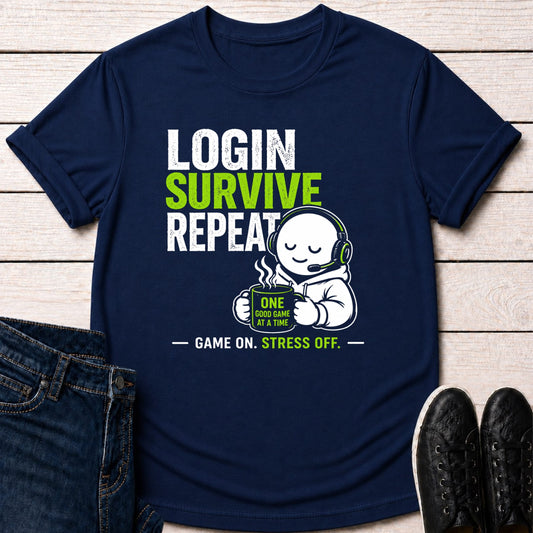 T-Shirt Navy / S Stress Off T-shirt
