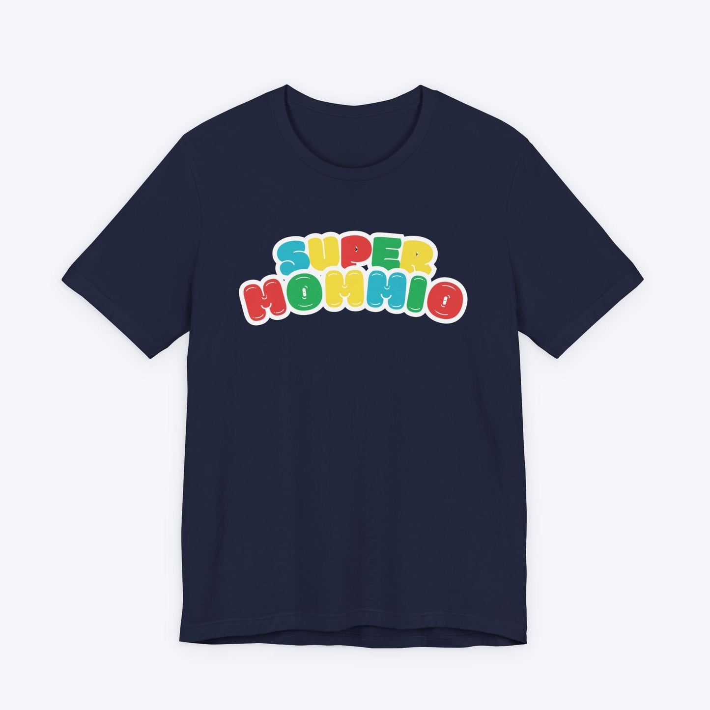 T-Shirt Navy / S Super Mommio (Bubbles) T-shirt