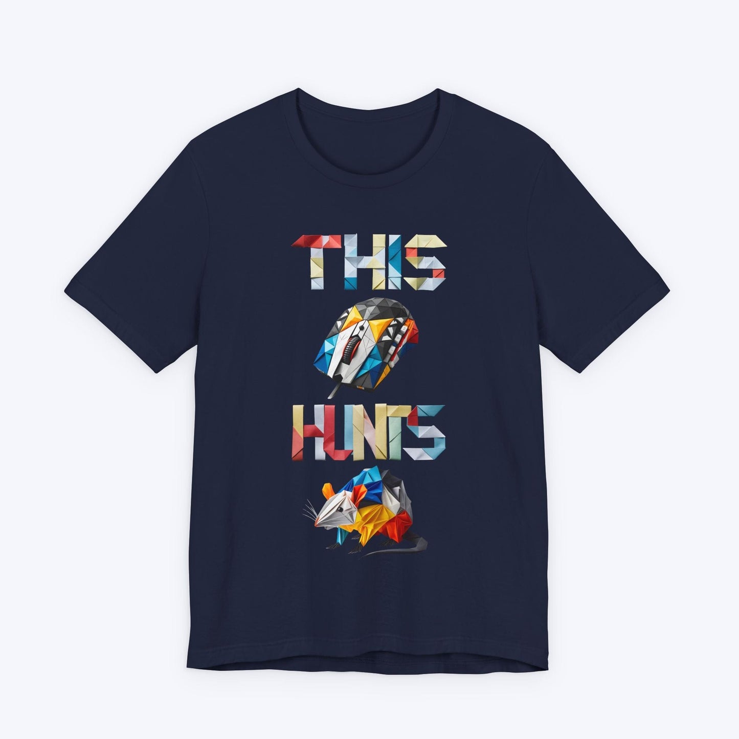 T-Shirt Navy / S This Mouse Hunts Rats Gamer T-shirt