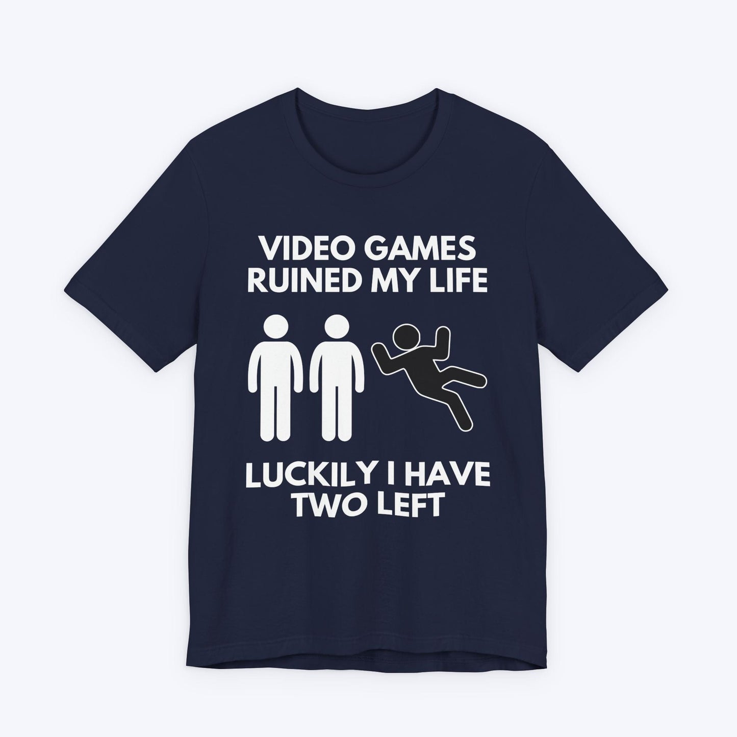 T-Shirt Navy / S Two Lives Left T-shirt