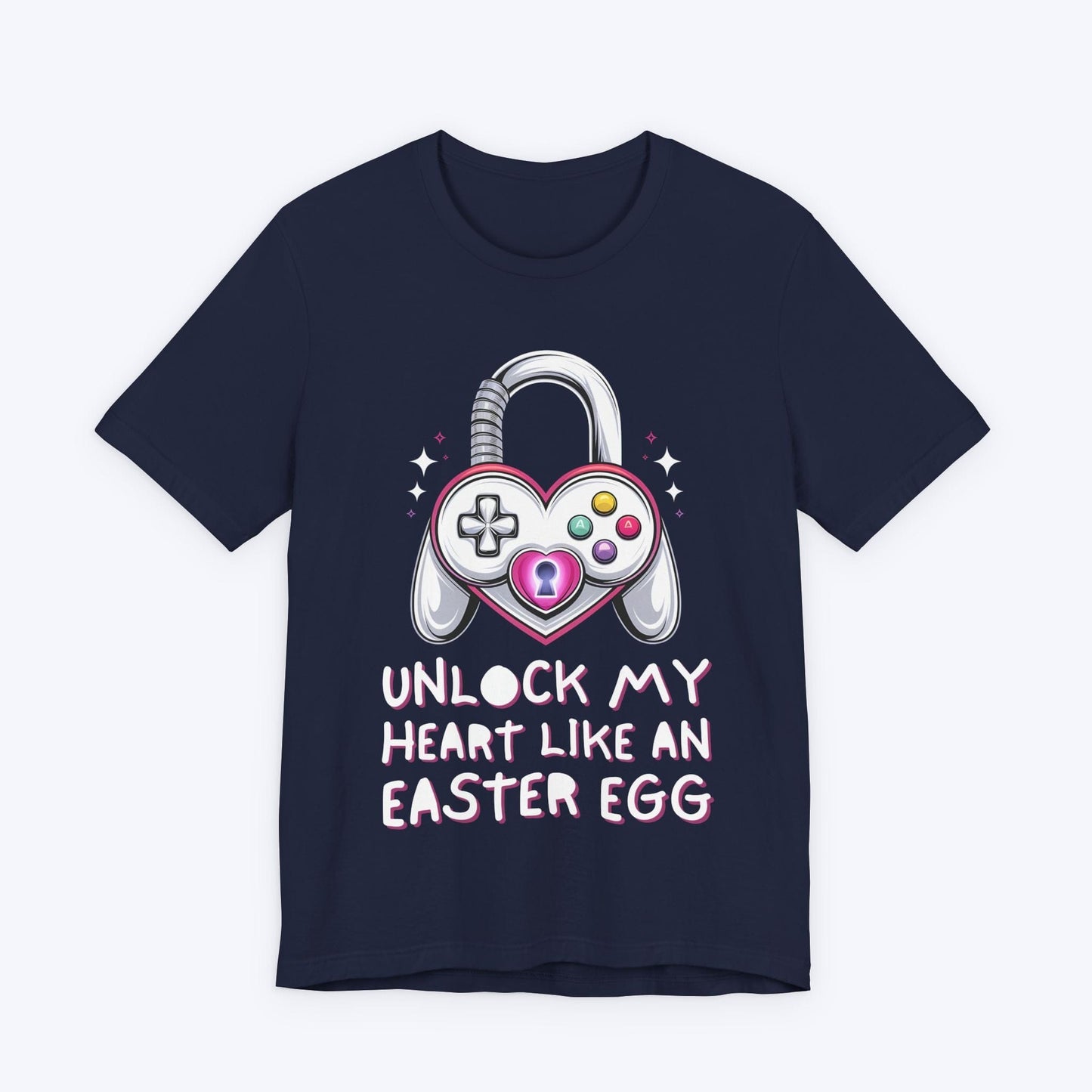 T-Shirt Navy / S Unlock My Heart Like An Easter Egg T-shirt