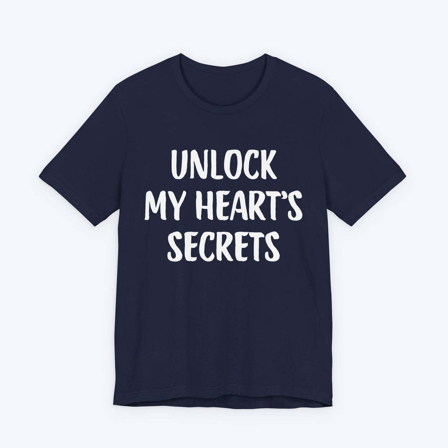T-Shirt Navy / S Unlock My Hearts Secrets T-shirt