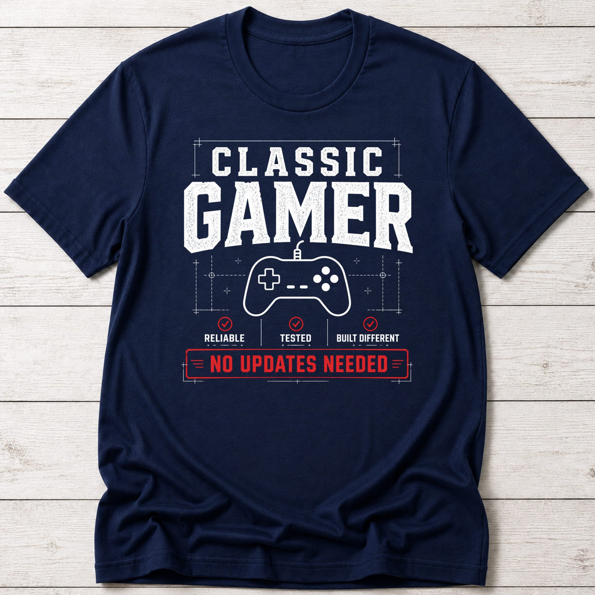 T-Shirt Navy / S Update Free T-shirt