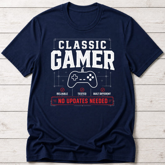 T-Shirt Navy / S Update Free T-shirt