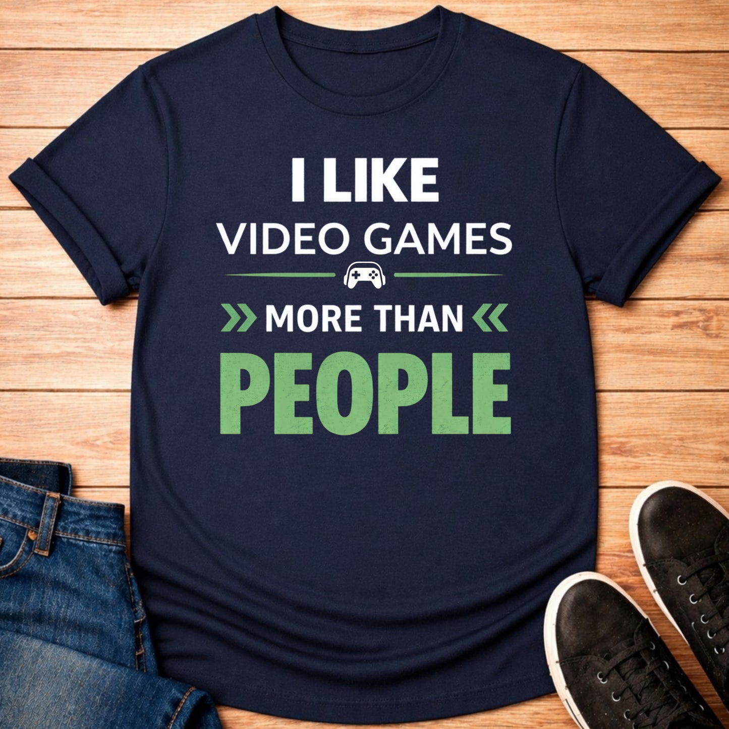 T-Shirt Navy / S Video Game Enjoyer T-shirt