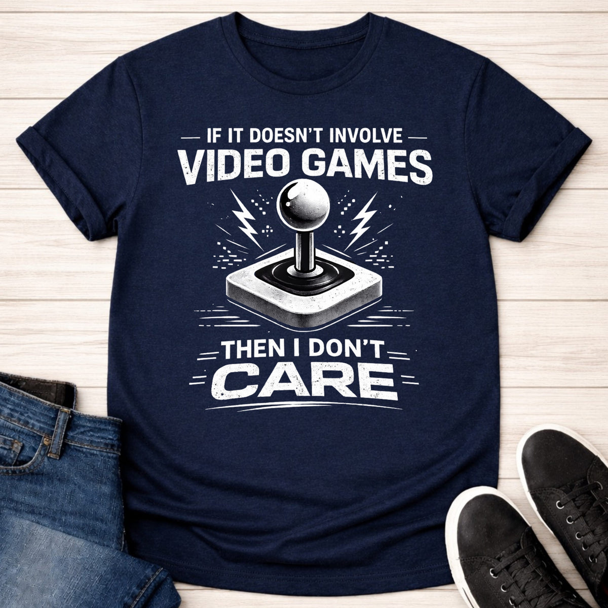 T-Shirt Navy / S Video Games or Nothing T-shirt