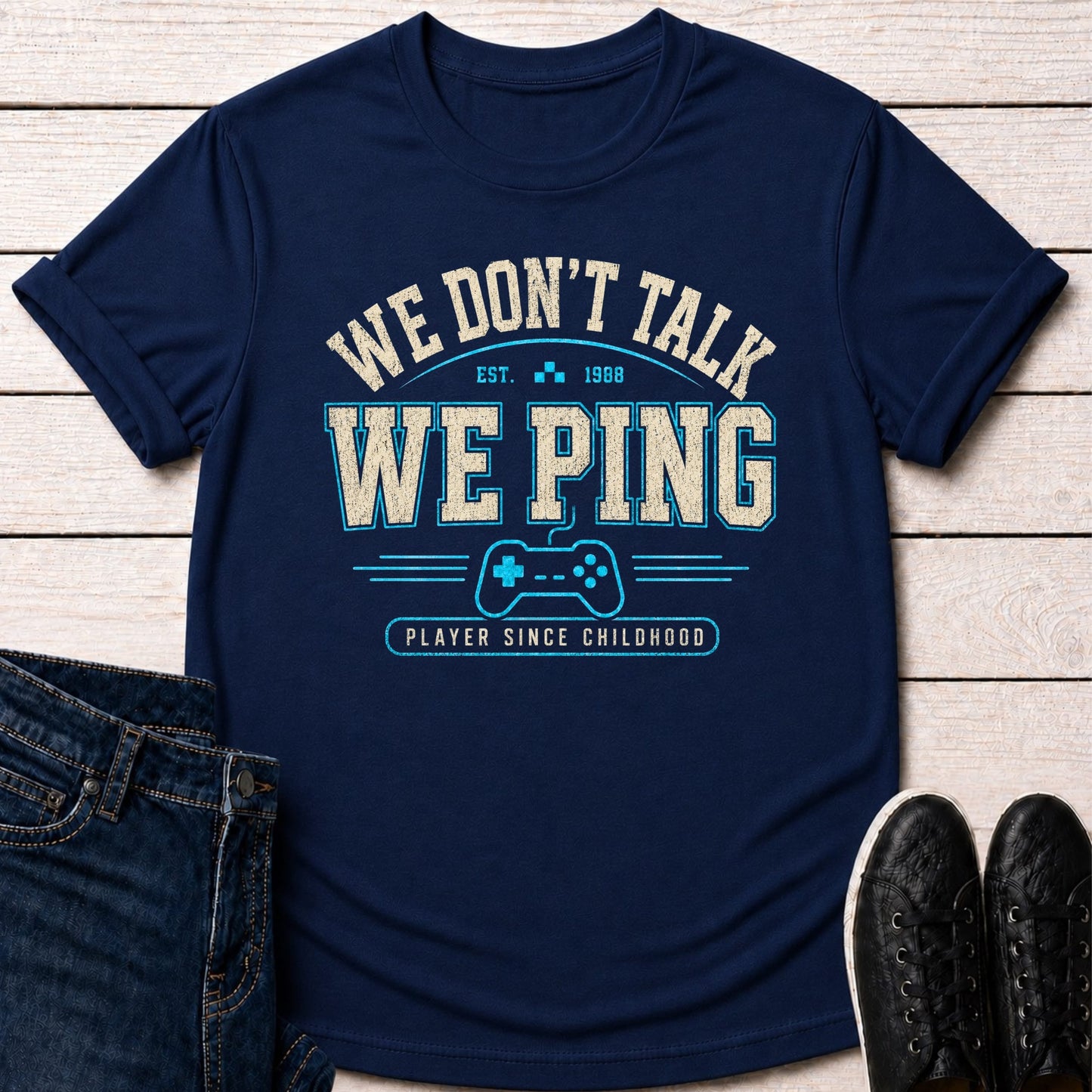 T-Shirt Navy / S We Ping T-shirt
