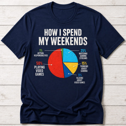 T-Shirt Navy / S Weekend Gamer T-shirt