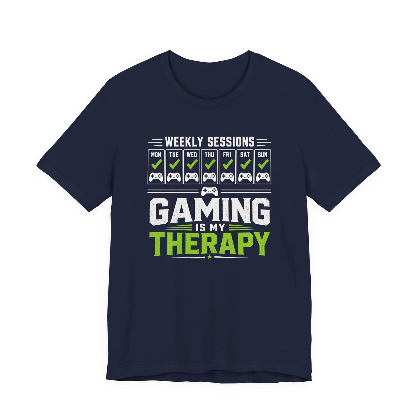 T-Shirt Navy / S Weekly Gaming Therapy T-shirt