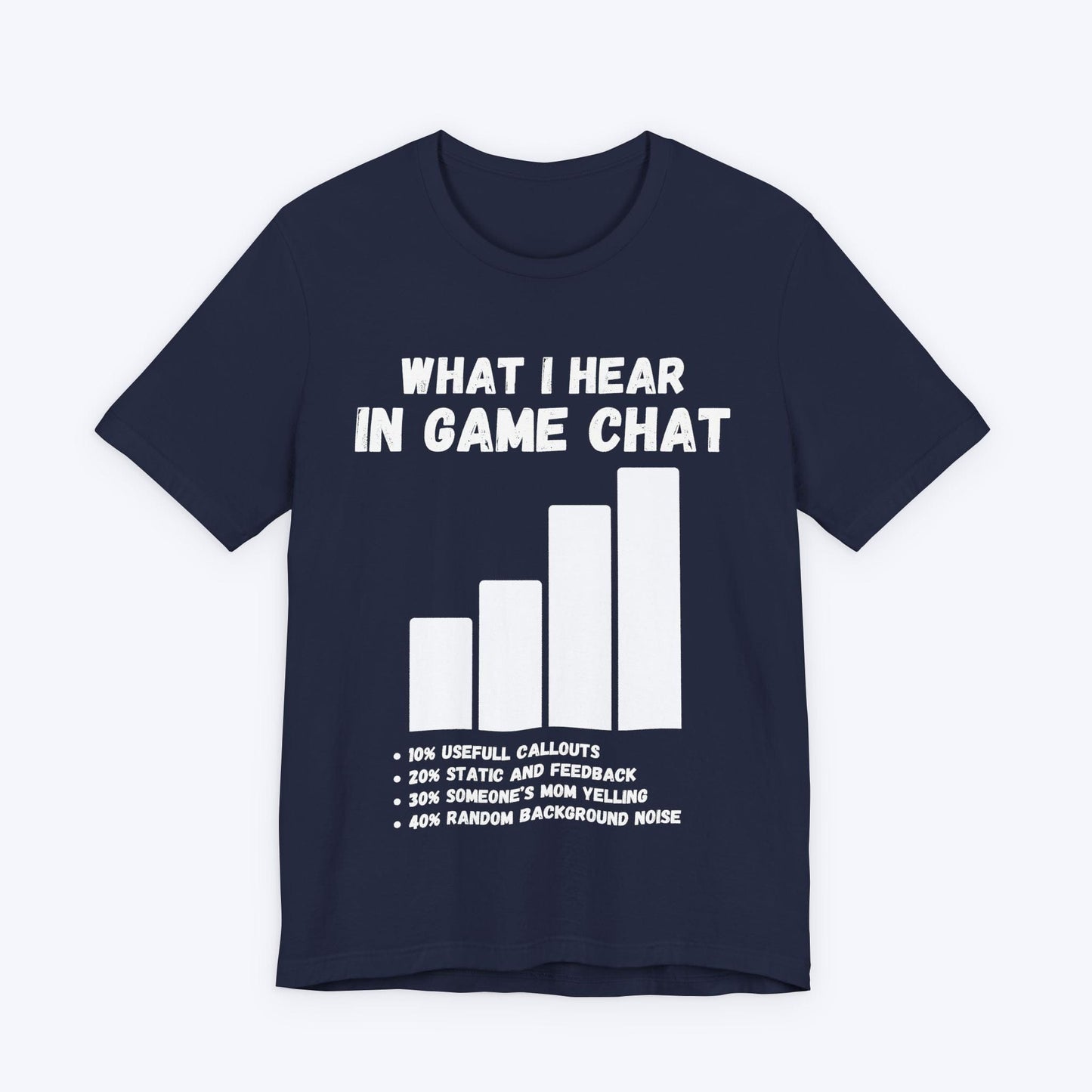 T-Shirt Navy / S What I Hear In Game Chat T-shirt