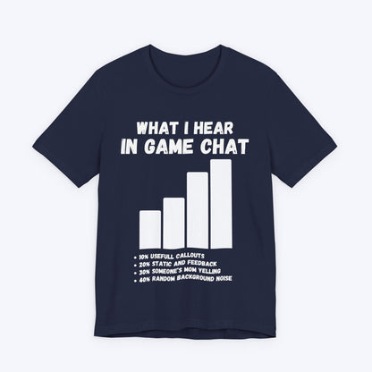 T-Shirt Navy / S What I Hear In Game Chat T-shirt