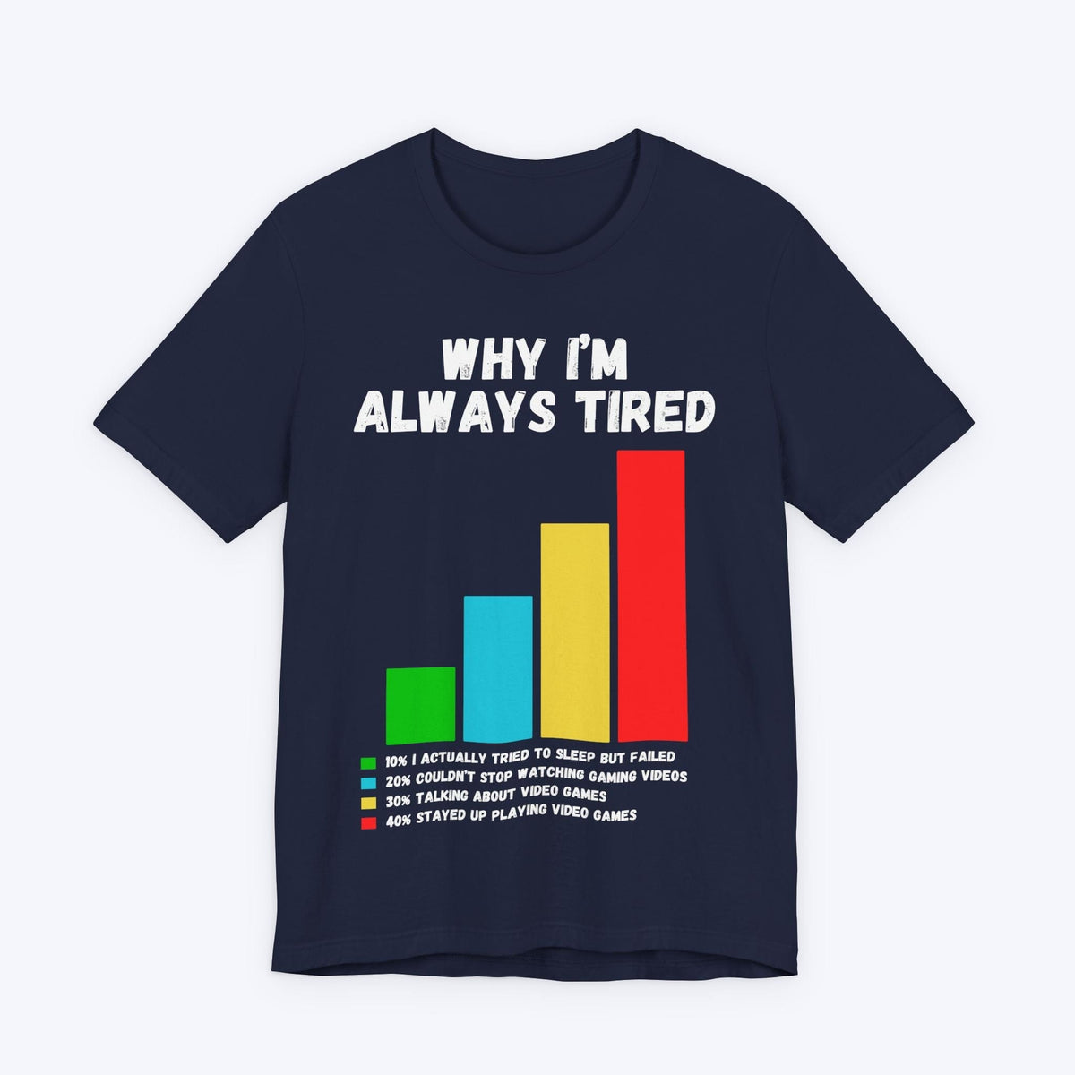 T-Shirt Navy / S Why I'm Always Tired T-shirt