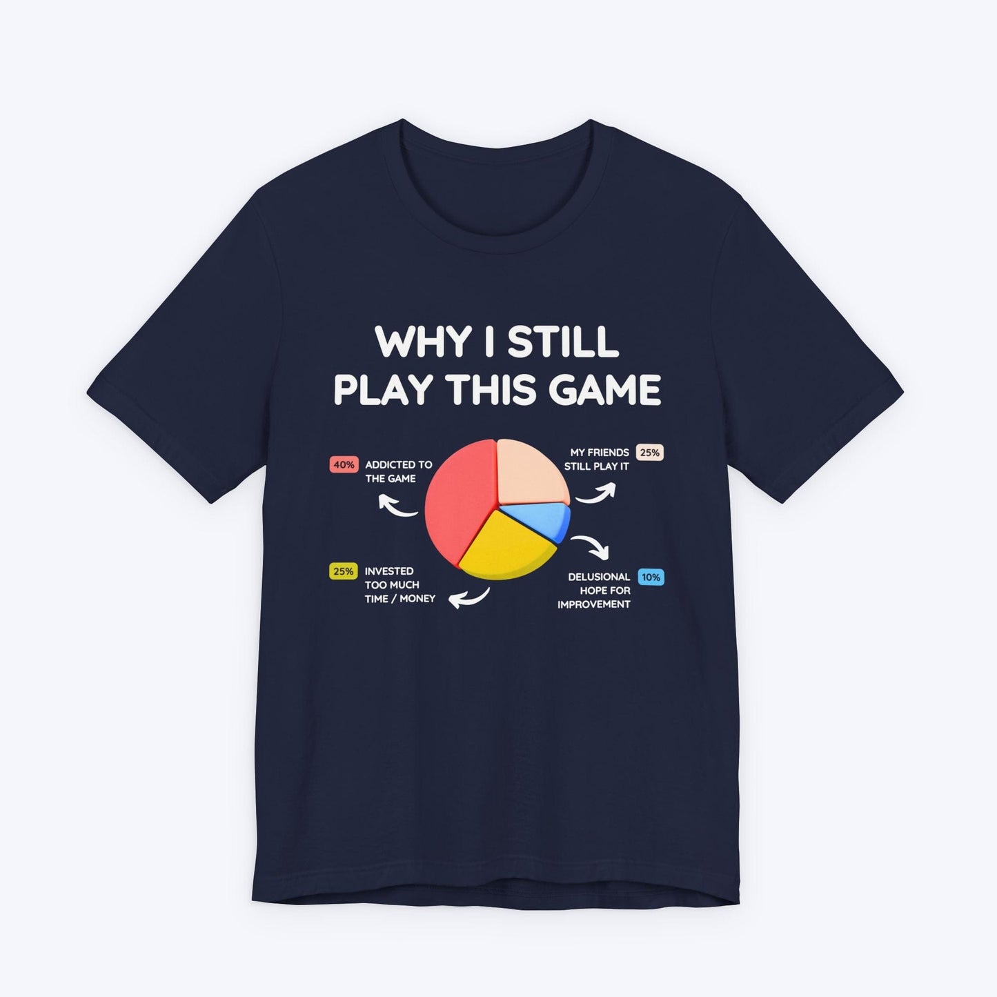 T-Shirt Navy / S Why I Still Play This Game T-shirt
