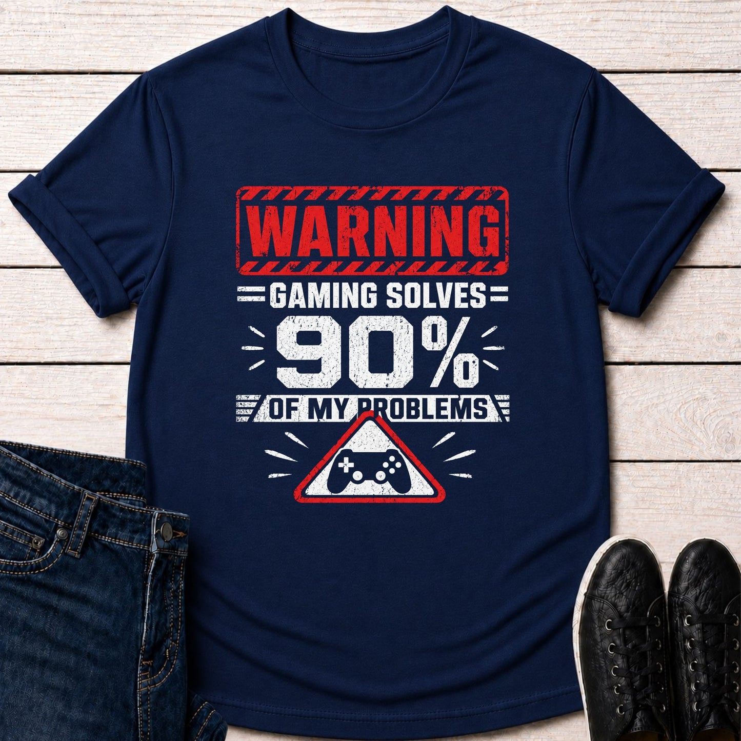 T-Shirt Navy / S You've Been Warned T-shirt
