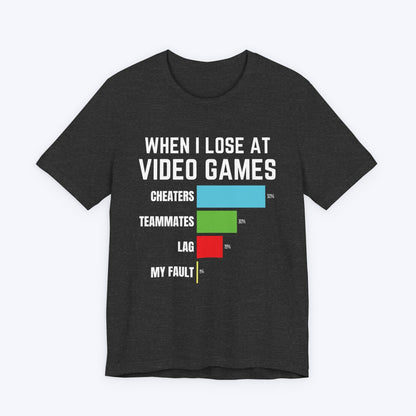 T-Shirt Not My Fault Gaming T-shirt