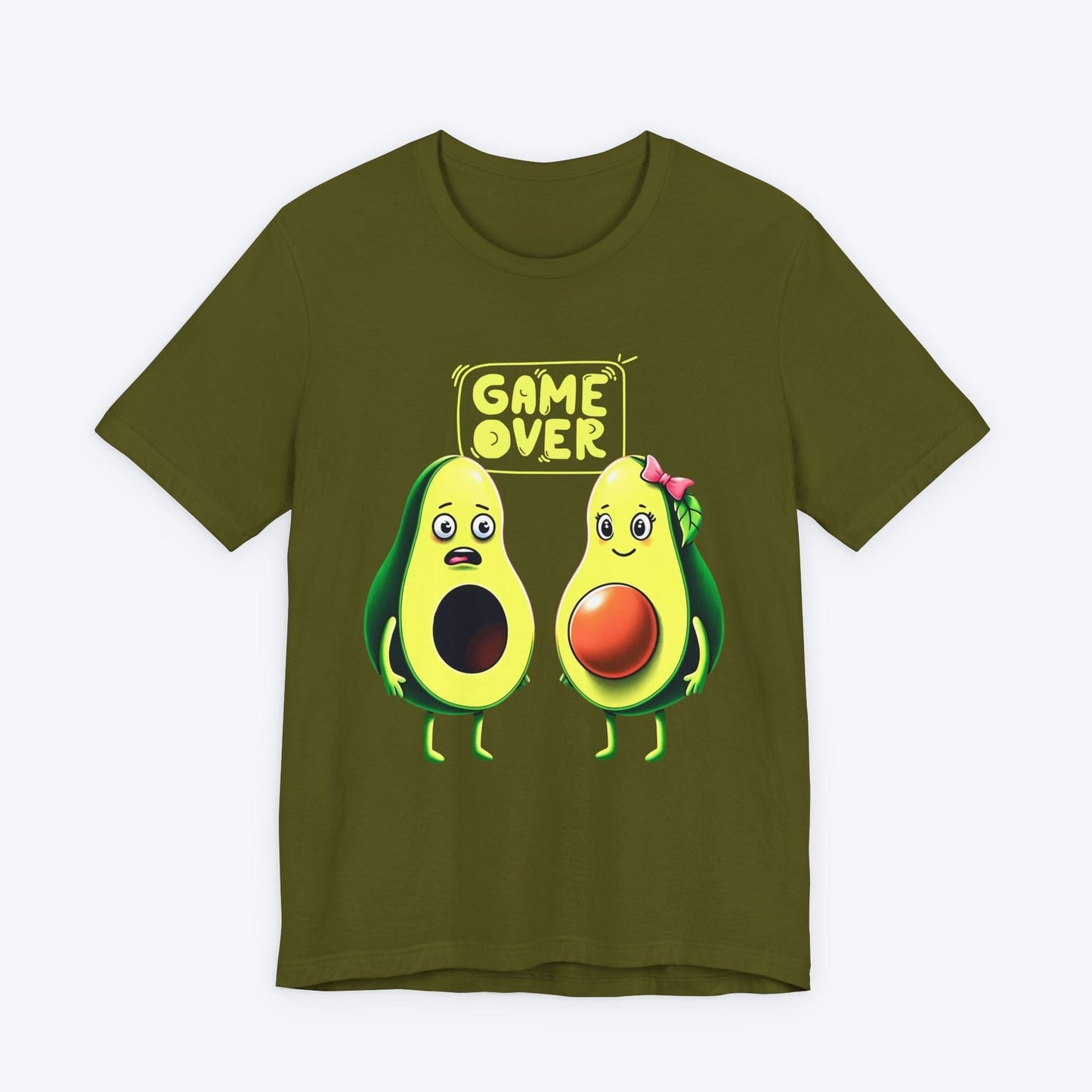 T-Shirt Olive / S Avocado Family: Game Over or Just Beginning T-shirt