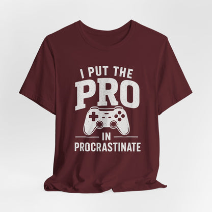T-Shirt Pro Crastinator T-shirt