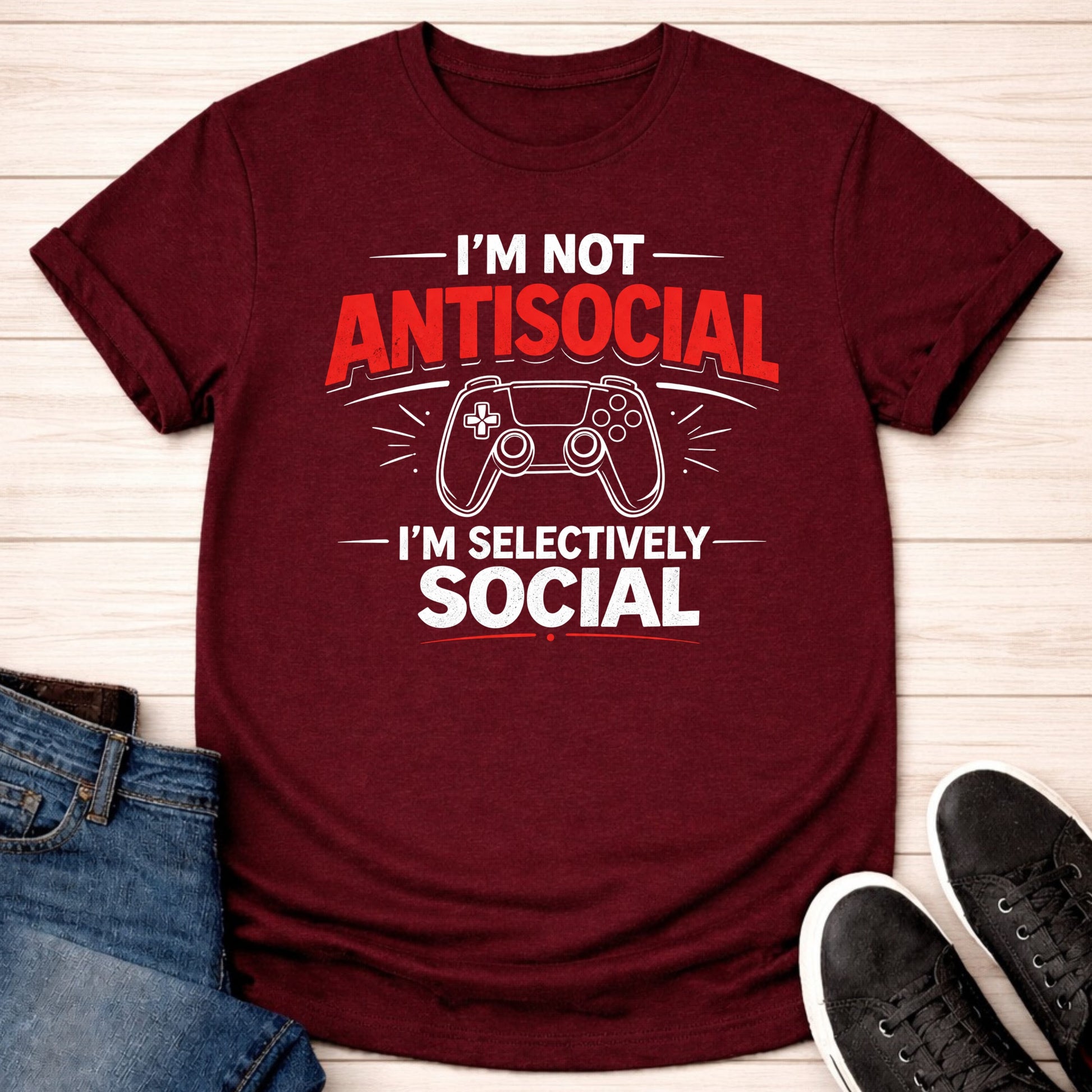 T-Shirt Selectively Social T-shirt