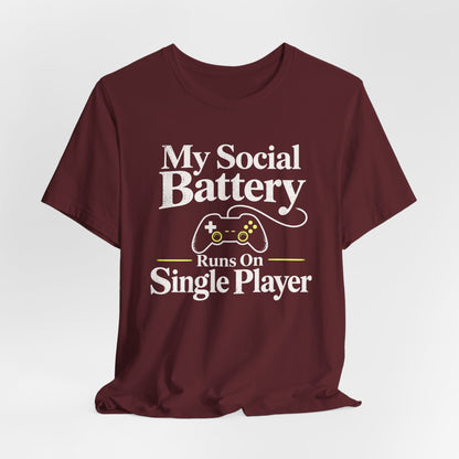 T-Shirt Social Battery T-shirt