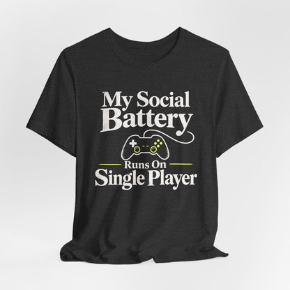 T-Shirt Social Battery T-shirt