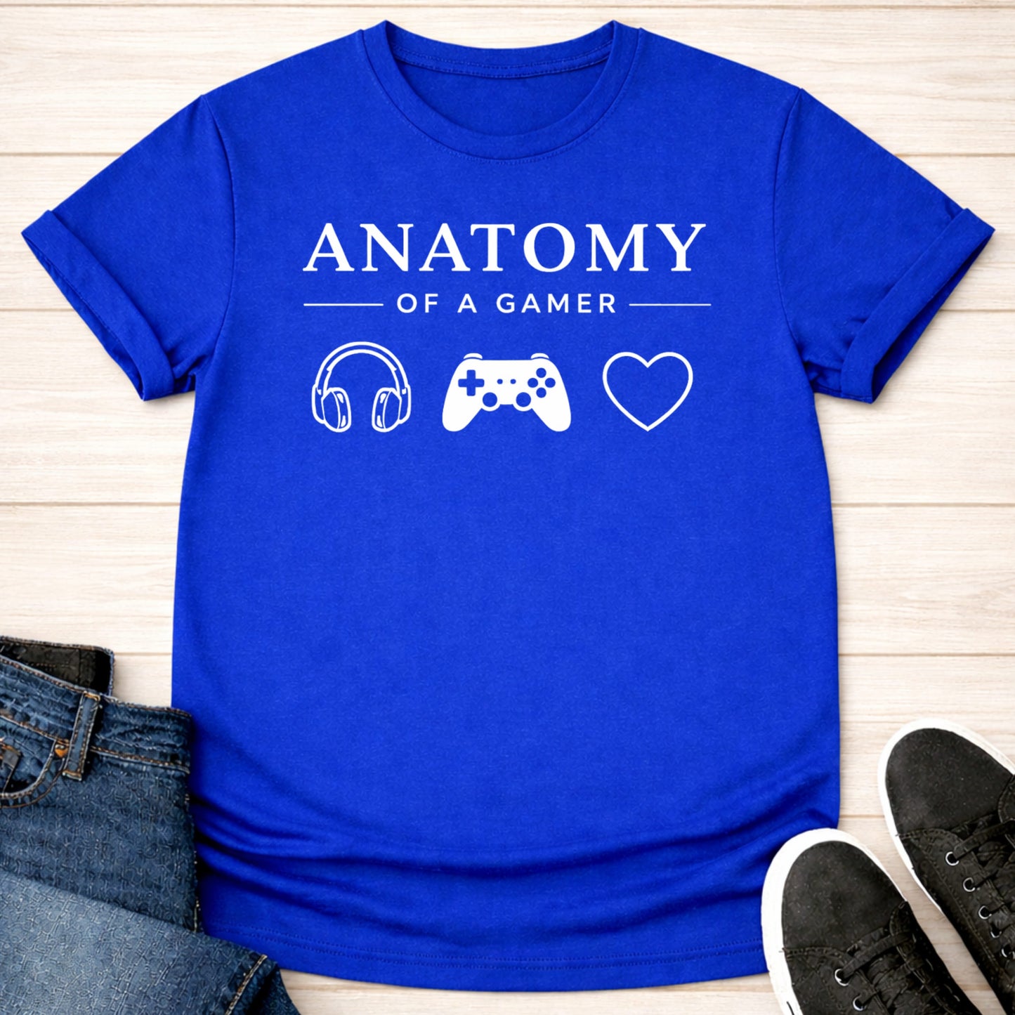 T-Shirt True Royal / S Gamer's Anatomy T-shirt