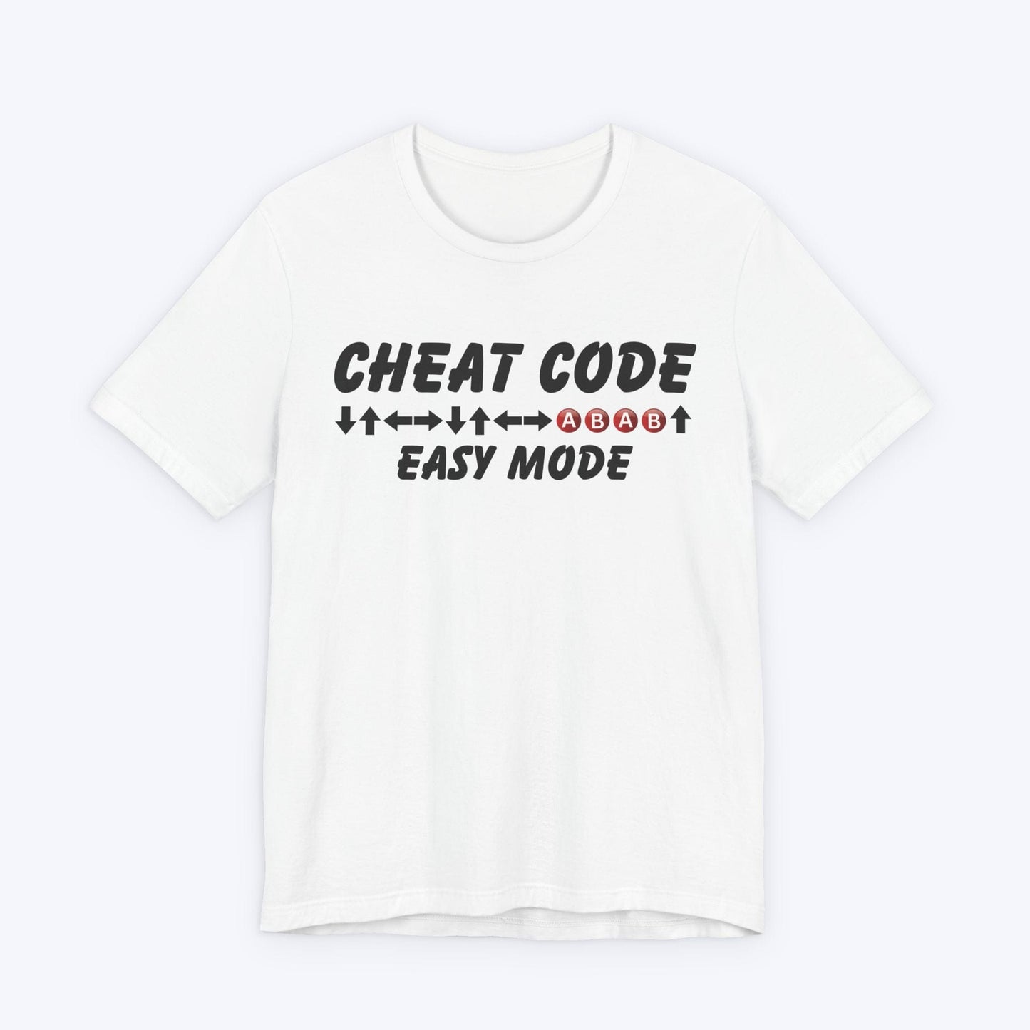 T-Shirt White / S Cheat Code (Easy Mode) Gaming T-shirt