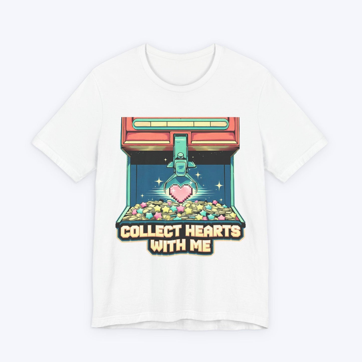 T-Shirt White / S Collect Hearts With Me T-shirt