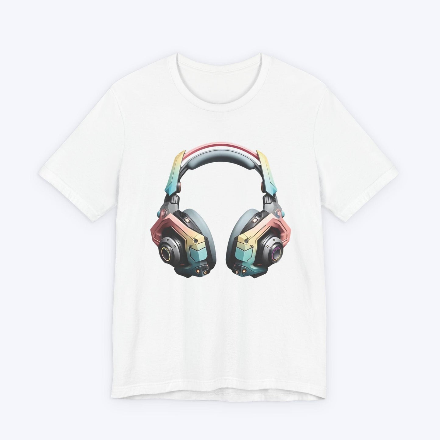 T-Shirt White / S Cyber Echo Gaming Headset T-shirt