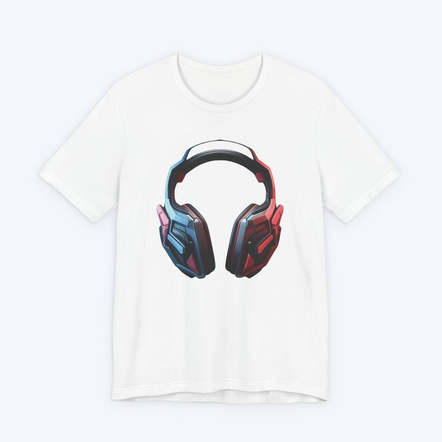 T-Shirt White / S Cyber Tunes Audiophile Headset T-shirt