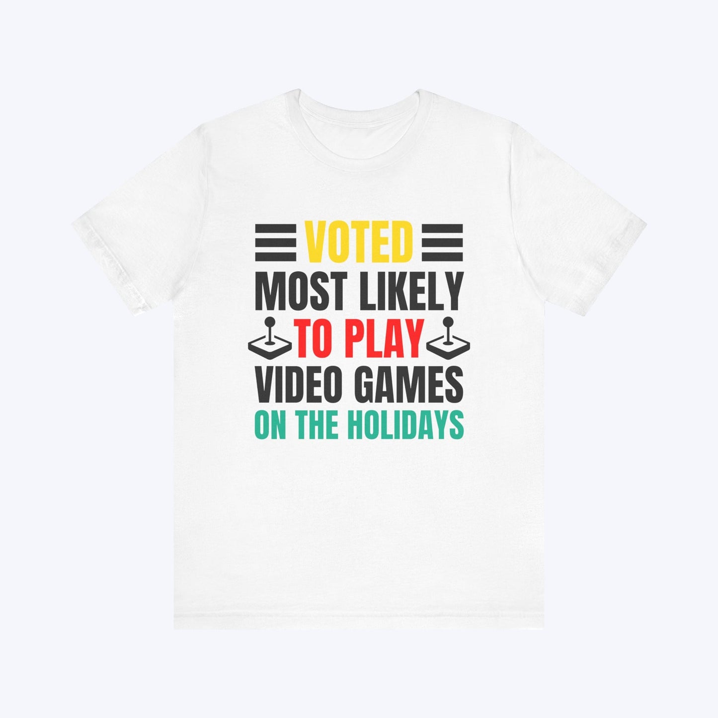 T-Shirt White / S Holiday Gamer T-shirt