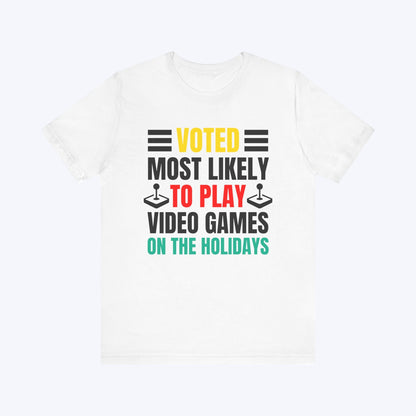 T-Shirt White / S Holiday Gamer T-shirt