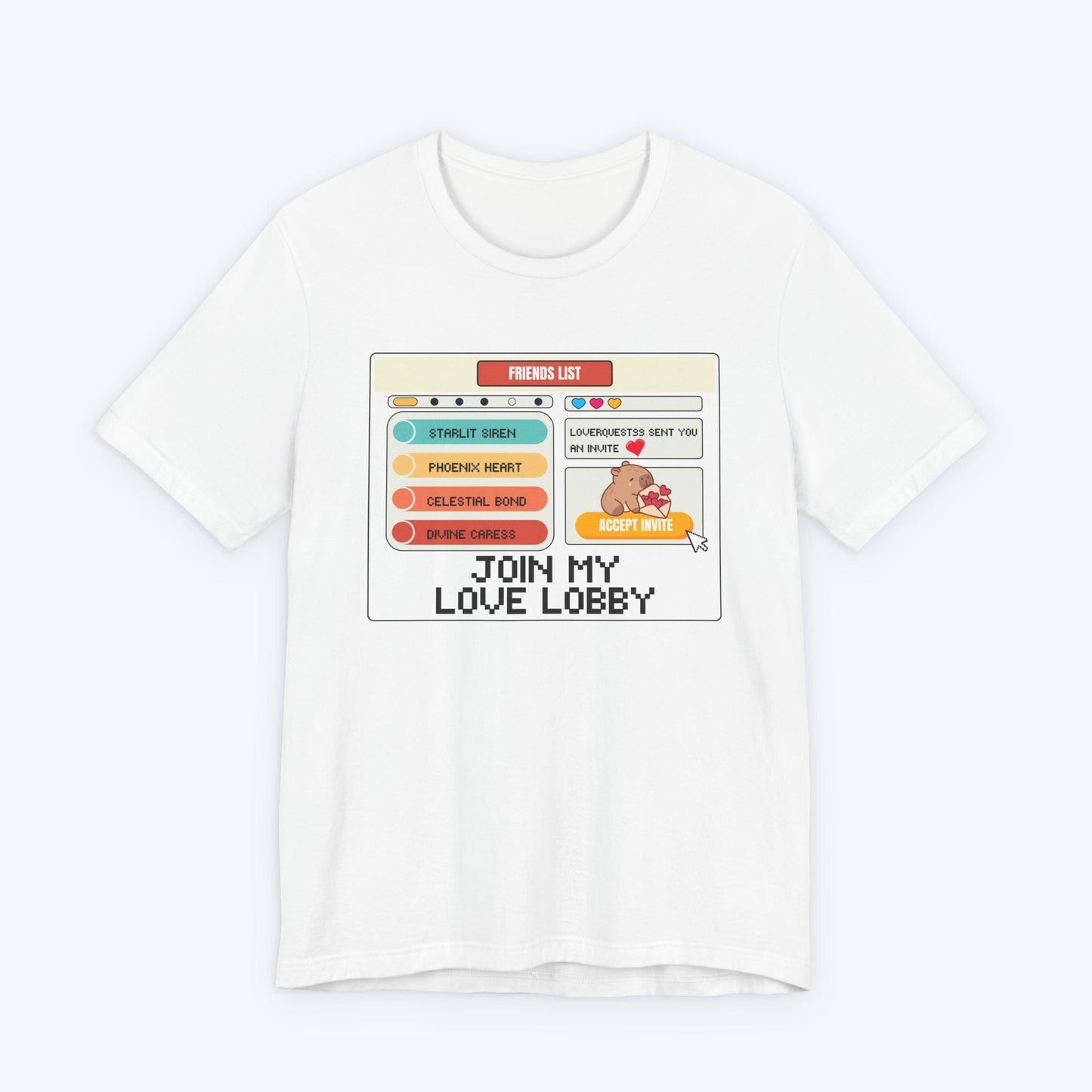 T-Shirt White / S Join My Love Lobby T-shirt