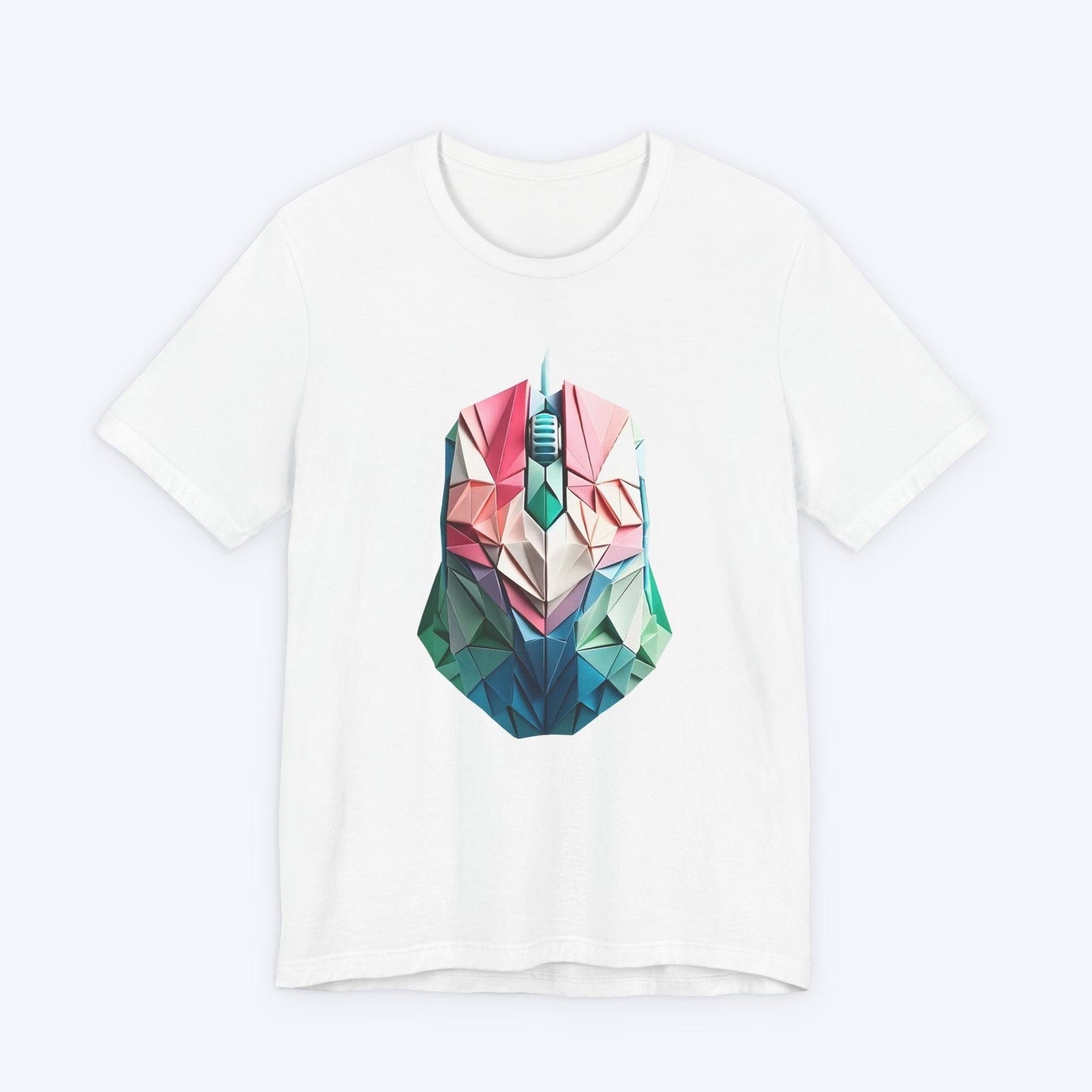 T-Shirt White / S Origami Mouse Gamer T-shirt