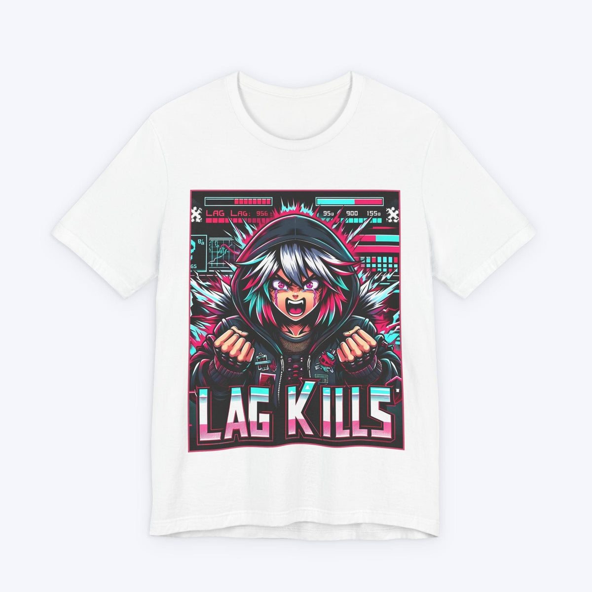 T-Shirt White / S Poster Child: Lag Kills T-shirt