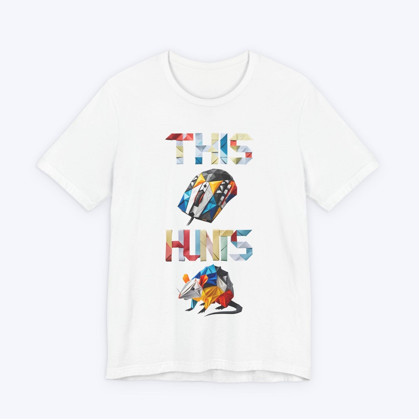 T-Shirt White / S This Mouse Hunts Rats Gamer T-shirt