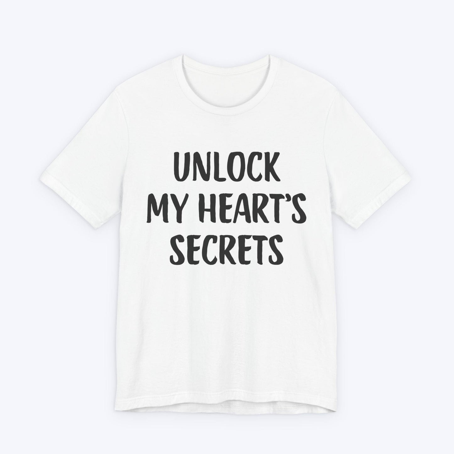 T-Shirt White / S Unlock My Hearts Secrets T-shirt