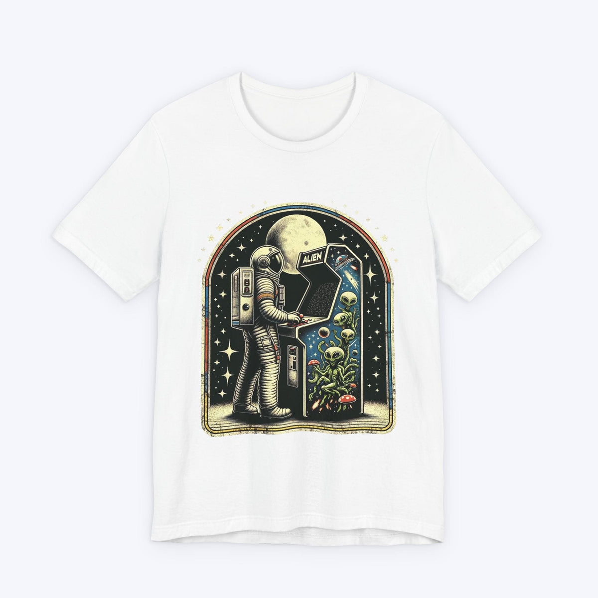T-Shirt White / S Vintage Moonwalk Astronaut T-shirt